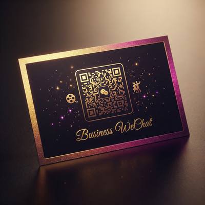 黄色仓库商务二维码